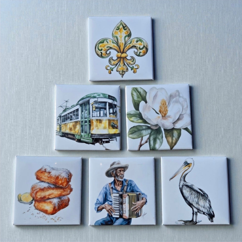 New Orleans Magnet Set