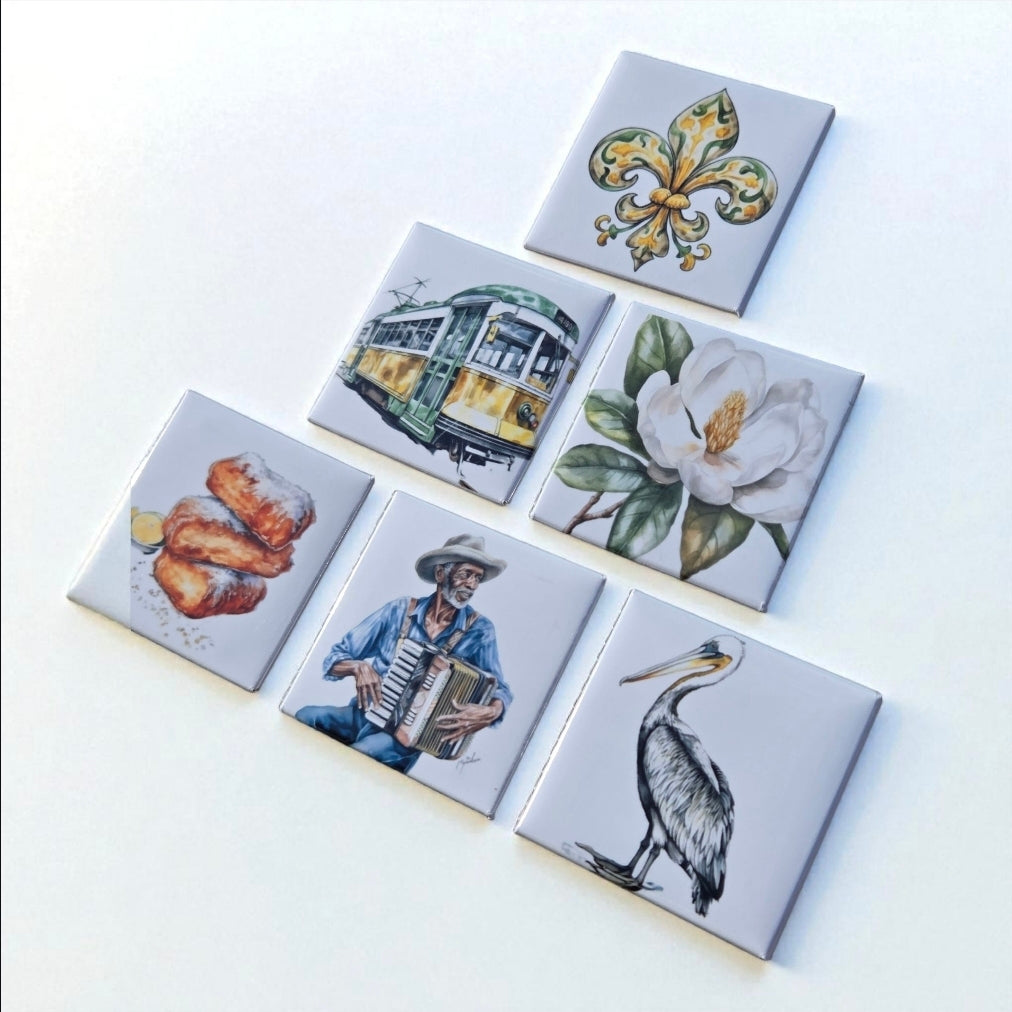New Orleans Magnet Set