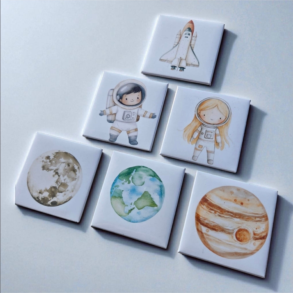 Astronaut Magnet Set